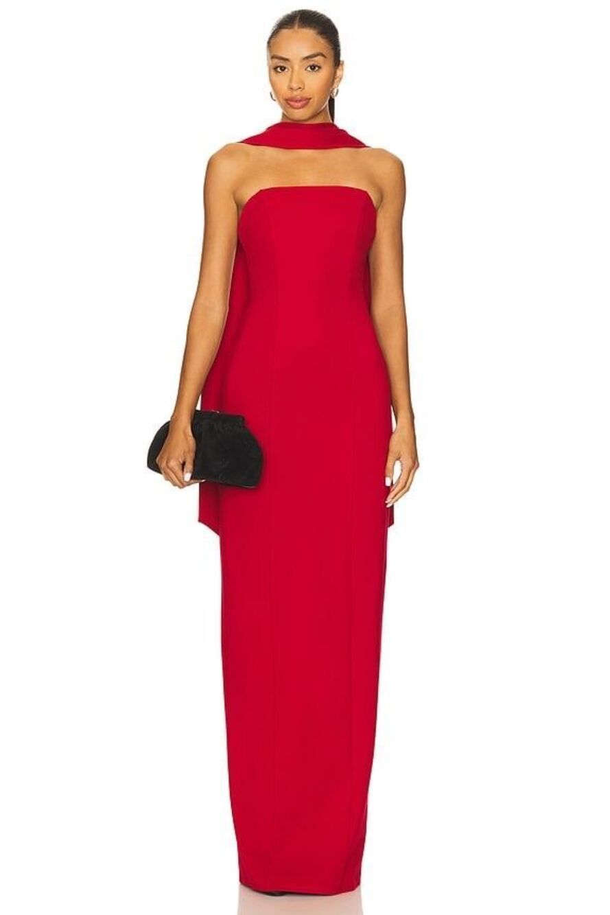 Lovers and Friends Caroline Gown in Red Size Small $290